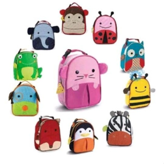 Lancheira Térmica Infantil Escolar Bolsa Pets Menino Menina Cor Cinza