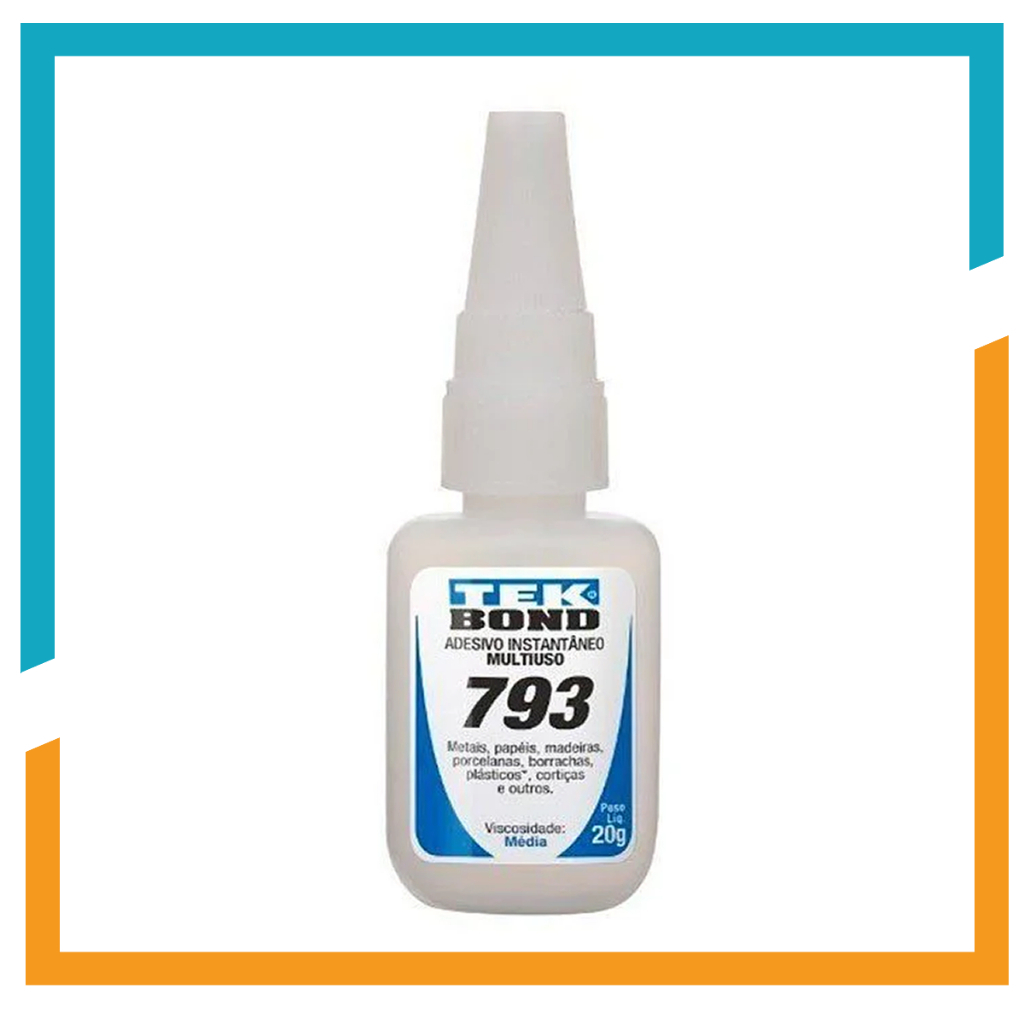 Cola multiuso Adesivo Instantâneo Tekbond 793 20g