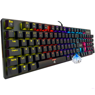 Teclado Gamer Mecânico Blue Switch Led Rgb Usb Pc Ps4 Xbox Knup