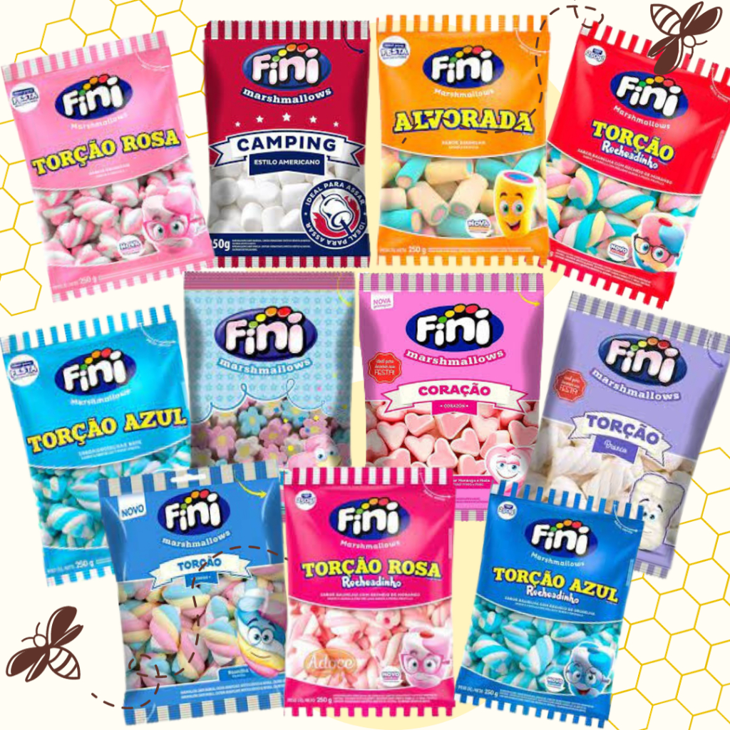 Marshmallow Fofs - Sorvetinho - Sabores Sortidos - 160 g - 1