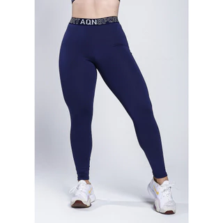 Calça Legging Basic Com Elastico Marinho AQN SPORT Zero Transparência