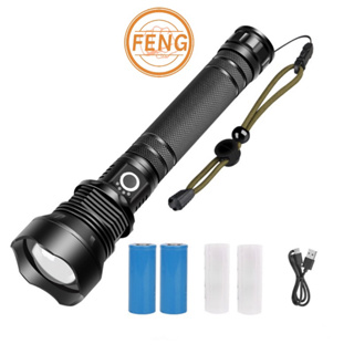 Lanterna tática led super potente Super brilhante P90 mais forte do mercado recarregável zoom bateria T9 Entrega rápida