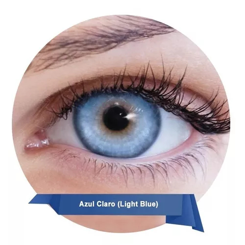 Pupilentes Lunare Light Blue Pupilentes Lentes De Contacto Color