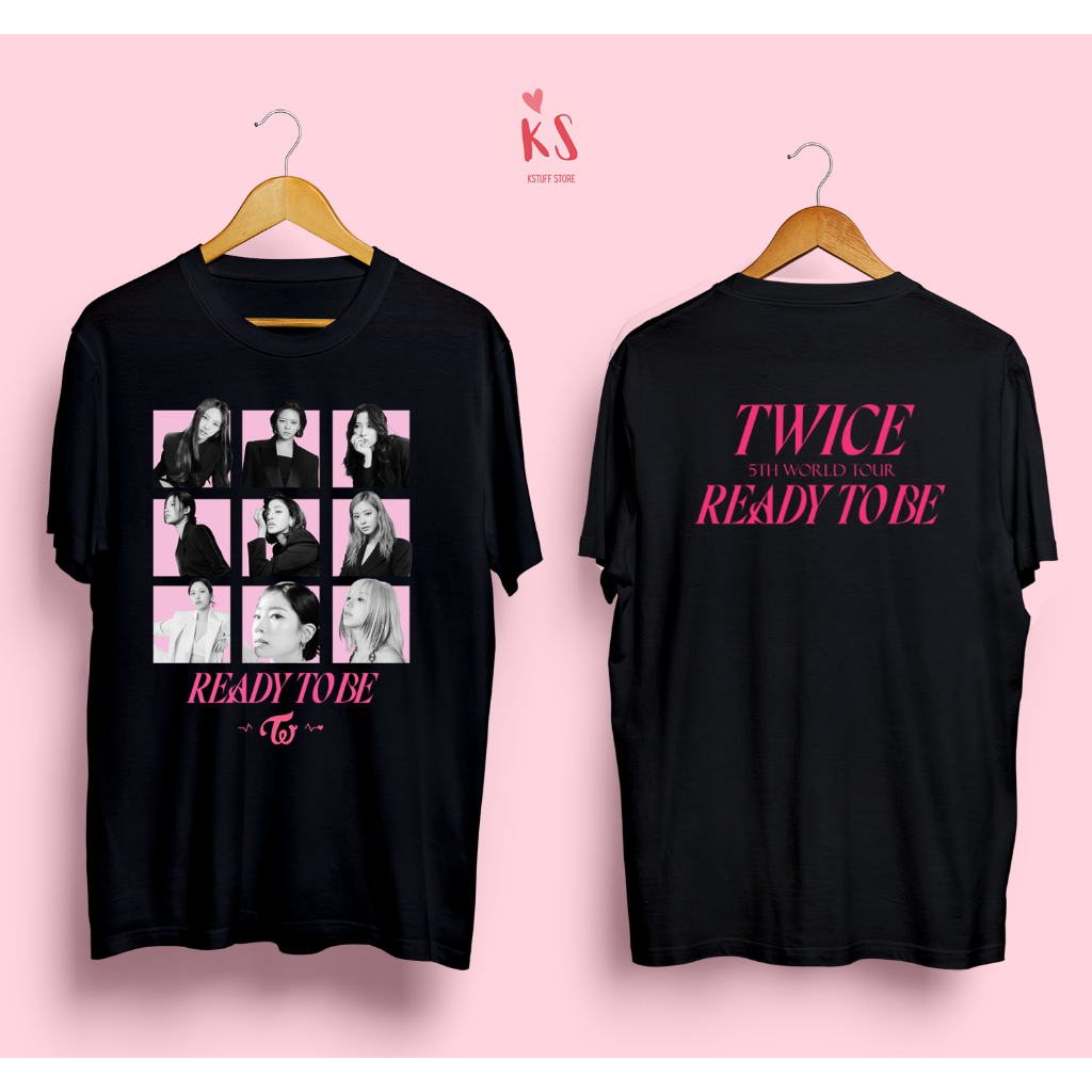 Camiseta Unissex Twice Ready To Be Tour | Shopee Brasil