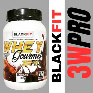 WHEY Gourmet 3w pro Sabor chocolate 900g Com alanina e creatina Melhor que Growth Creatina BCAA Pré Treino