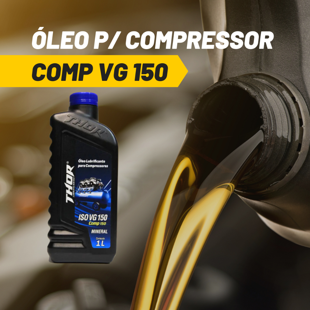 Óleo Lubrificante para Compressores de Ar COMP 150 - 1 Litro | Shopee ...