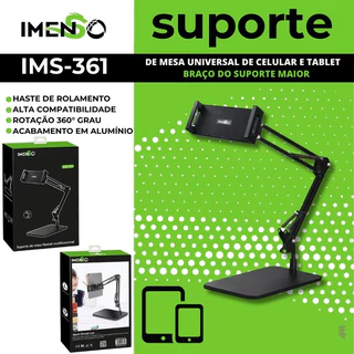 Suporte Para Telefone Celular De Mesa De Braço Longo Dobrável 360 Graus Montagem Preguiçosa Gravação De Vídeo Maquiagem Ao Vivo imenso ims 361