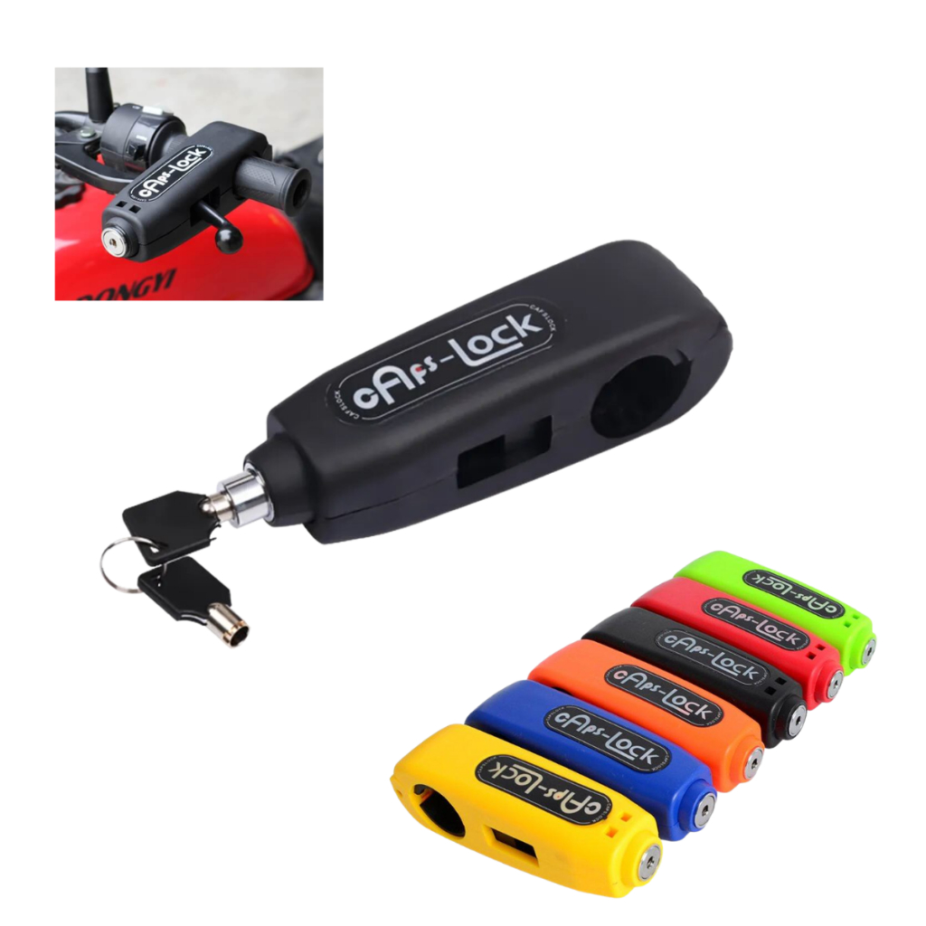 Trava Moto Manete Punho Manopla Freio Acelerador Segurança Envio Imediato