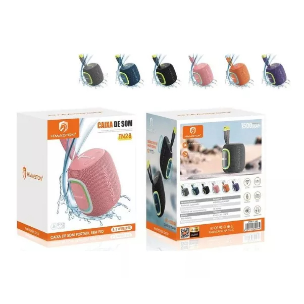 Caixinha De Som Bluetooth Portátil Tn28 Hmaston