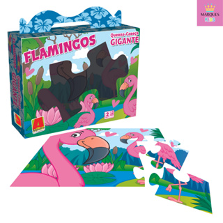 Quebra Cabeça Gigante Flamingo Algazarra