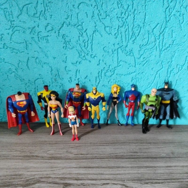 coleção de bonecos da liga da justiça DC comics unlimited mattel