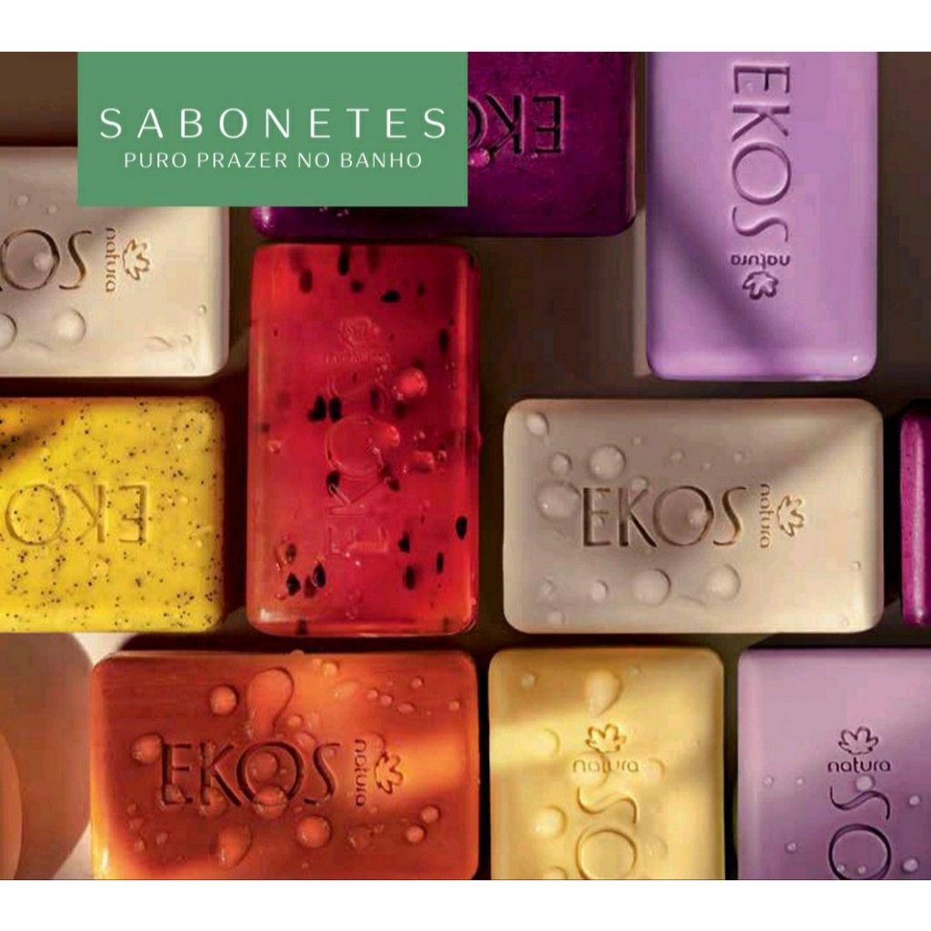 Sabonete sortidos natura Ekos esfoliante ou cremoso 100g ( 1 UNIDADE ...