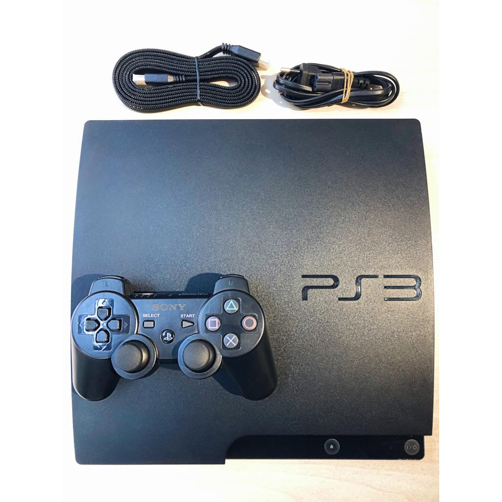 Playstation 3 Slim Seminovos + Manete + 40 Jogos Play 3
