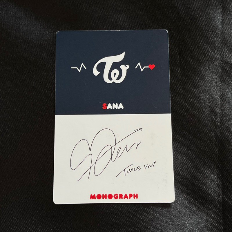 Photocard TWICE Sana Monograph Signal Oficial (AVARIADO