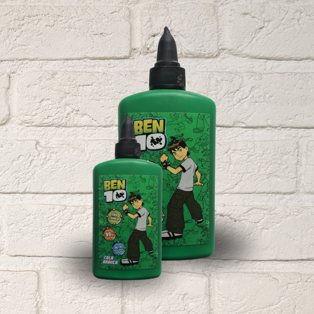 Cola Ben 10 - 40g e 90g- Cartoon Network - Papelaria Anos 2000 | Shopee ...