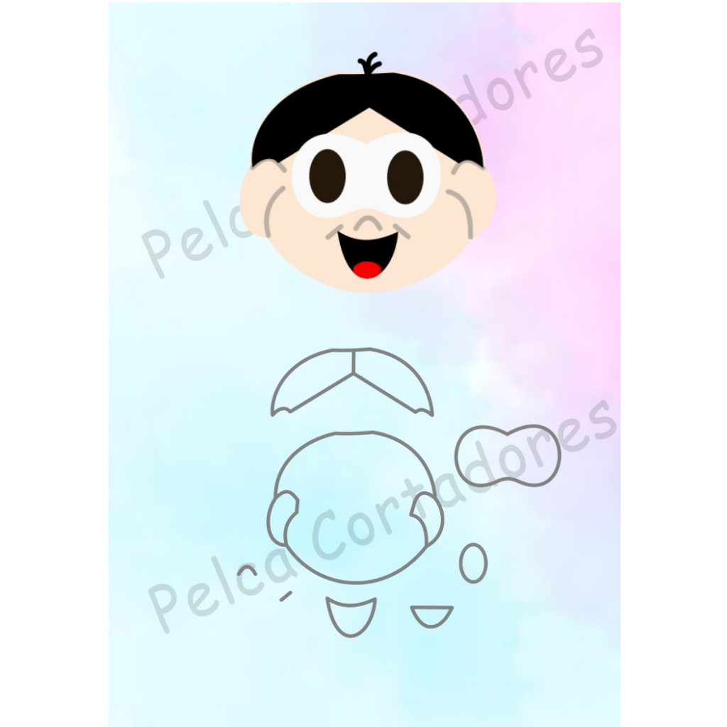 cortador rosto magali (turma da monica) | Shopee Brasil
