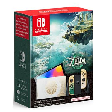 NINTENDO SWITCH OLED - EDICAO ZELDA TEARS OF THE KINGDOW- ORIGINAL - NOVO - EUROPEU