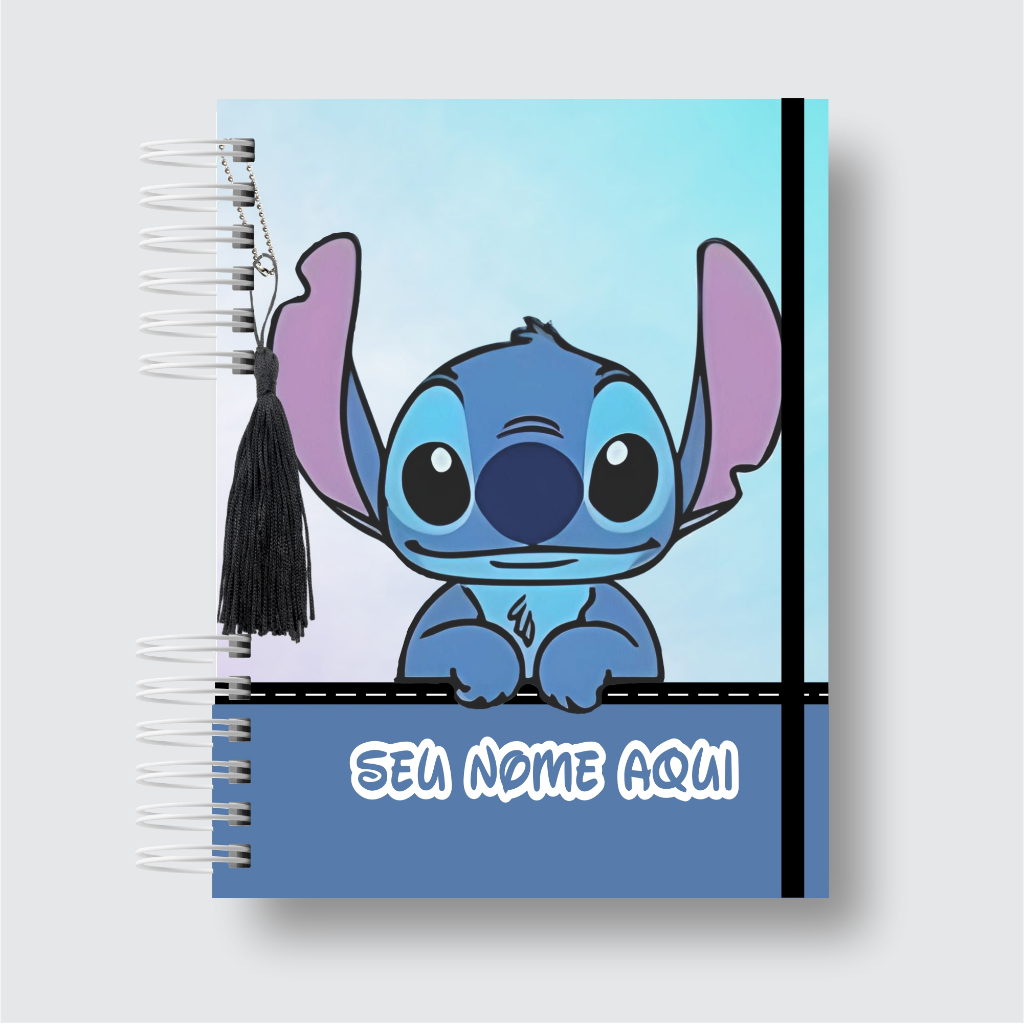Agenda Personalizada 2024 ou 2025 Stitch capa com seu nome | Shopee Brasil