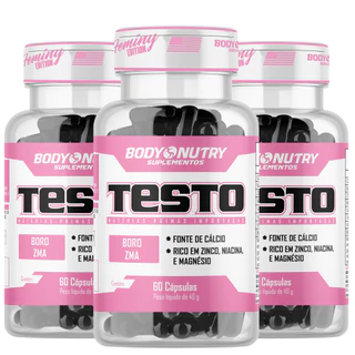 Pré Hormonal Testo GH feminino - Kit com 3 Potes - Pernas Glúteos