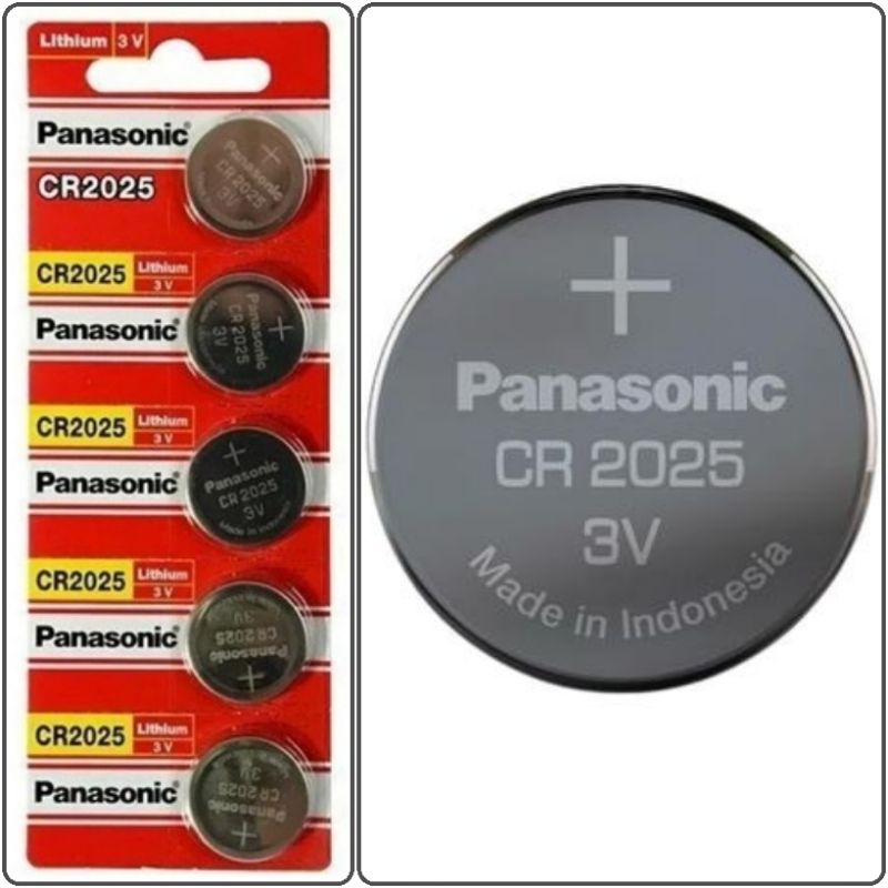 Bateria Panasonic Cr 2025 3v Lithium Shopee Brasil