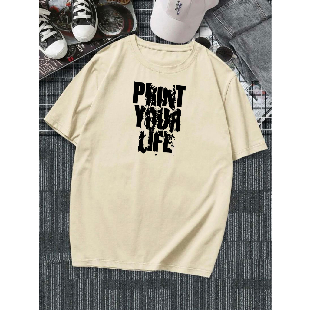 Camiseta Oversized Masculino Feminino Com Estampado Moda 2023