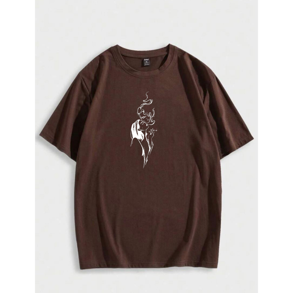 Camiseta Oversized Masculino Feminino Com Estampado Moda 2023
