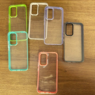 Capa Case Transparente 3 em 1 Samsung Galaxy A24/A34/A54/A50/A30/A30S/A30S/A20/A25 Capinha Protetora Silicone Aveludada anti-impacto