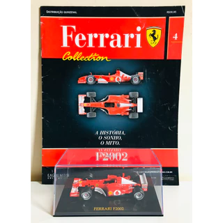 Miniatura Ferrari F2002 - Michael Schumacher - W. Champion F1 - Fórmula 1 - 1:43