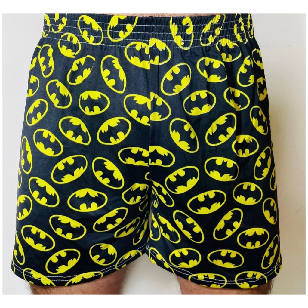 Kit 4 Cueca Samba Canção Adulto Desenho Personagens