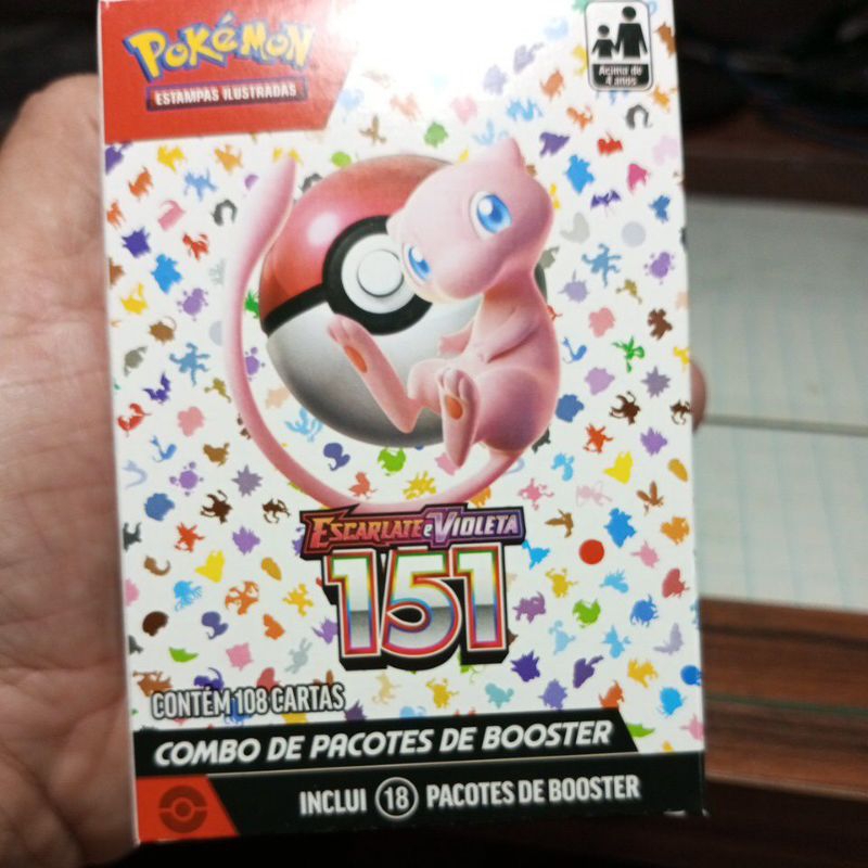 Pokémon Mini Combo de pacotes de Booster 151