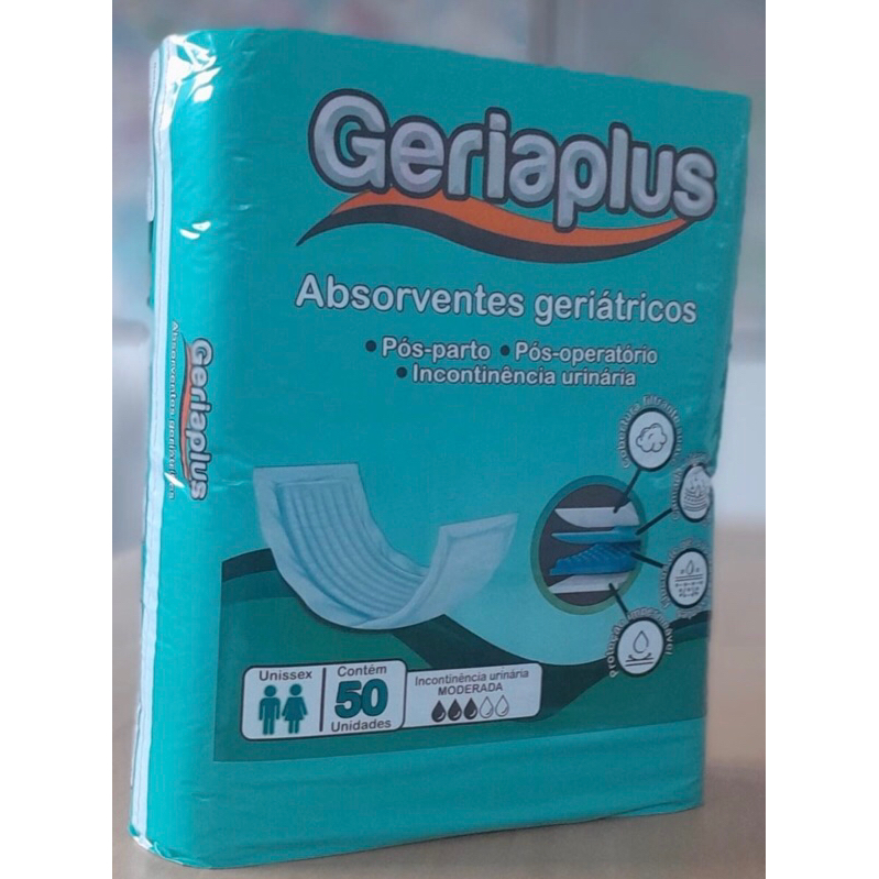 ABSORVENTE GERIATRICO GERIAPLUS C/ 50 UN