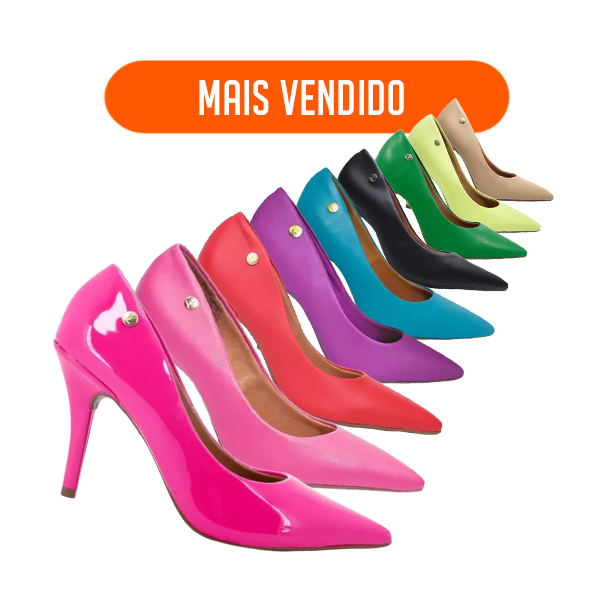 Scarpin vizzano duas store cores