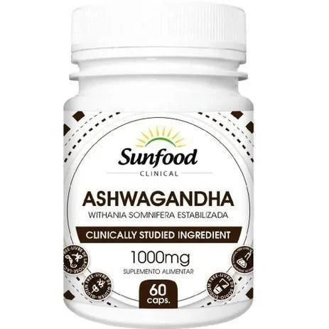Ashwagandha 1000mg 60 cápsulas - Sunfood