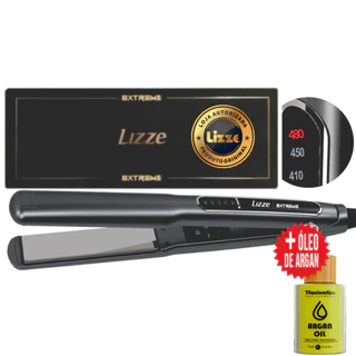 Chapinha Lizze Profissional Extreme Prancha 480ºf Original + Argan