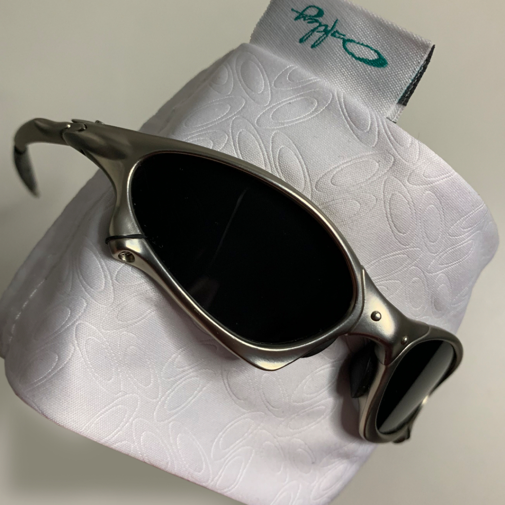 Oculos Juliet Xmetal Preto Fosco Lente Black g20 + Case Porta