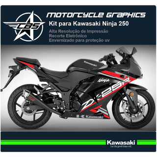 Kit de Adesivos Kawasaki Ninja 250 ZX-25R