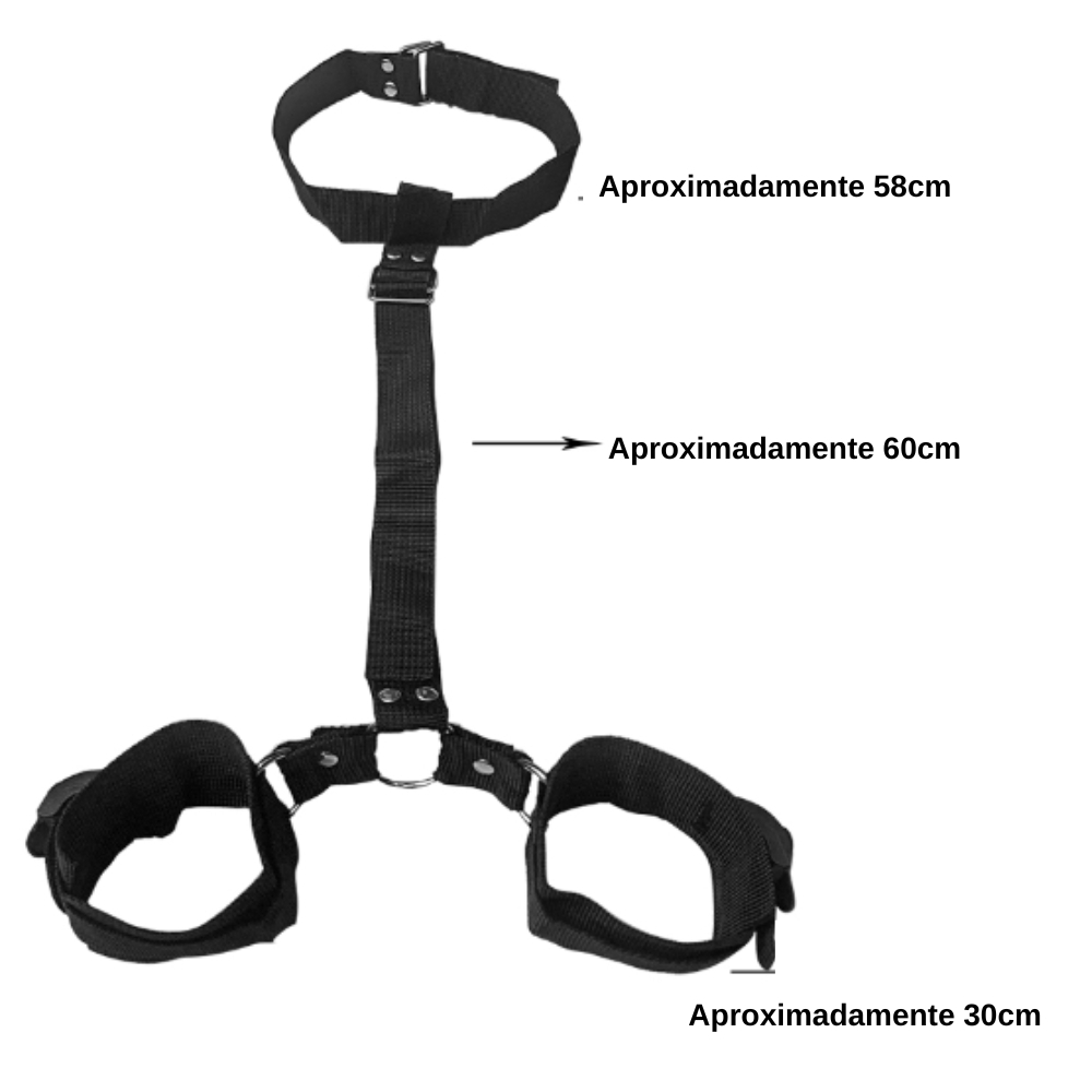 Bdsm sexy bondage kit coleira algemas pulso fetiche erótico loja ...