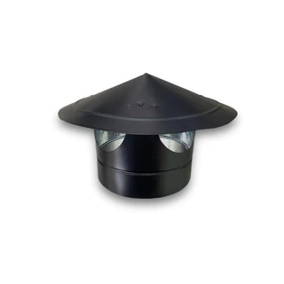 Chapéu Chinês Para Chaminé De 150mm Preto