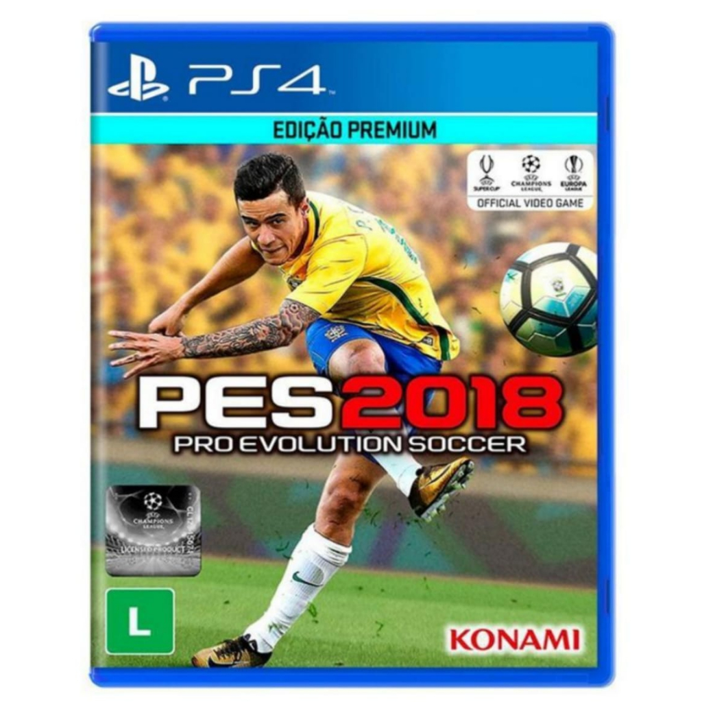 Jogo Pes 21 Ps4 Mídia Fisica Original Lacrado