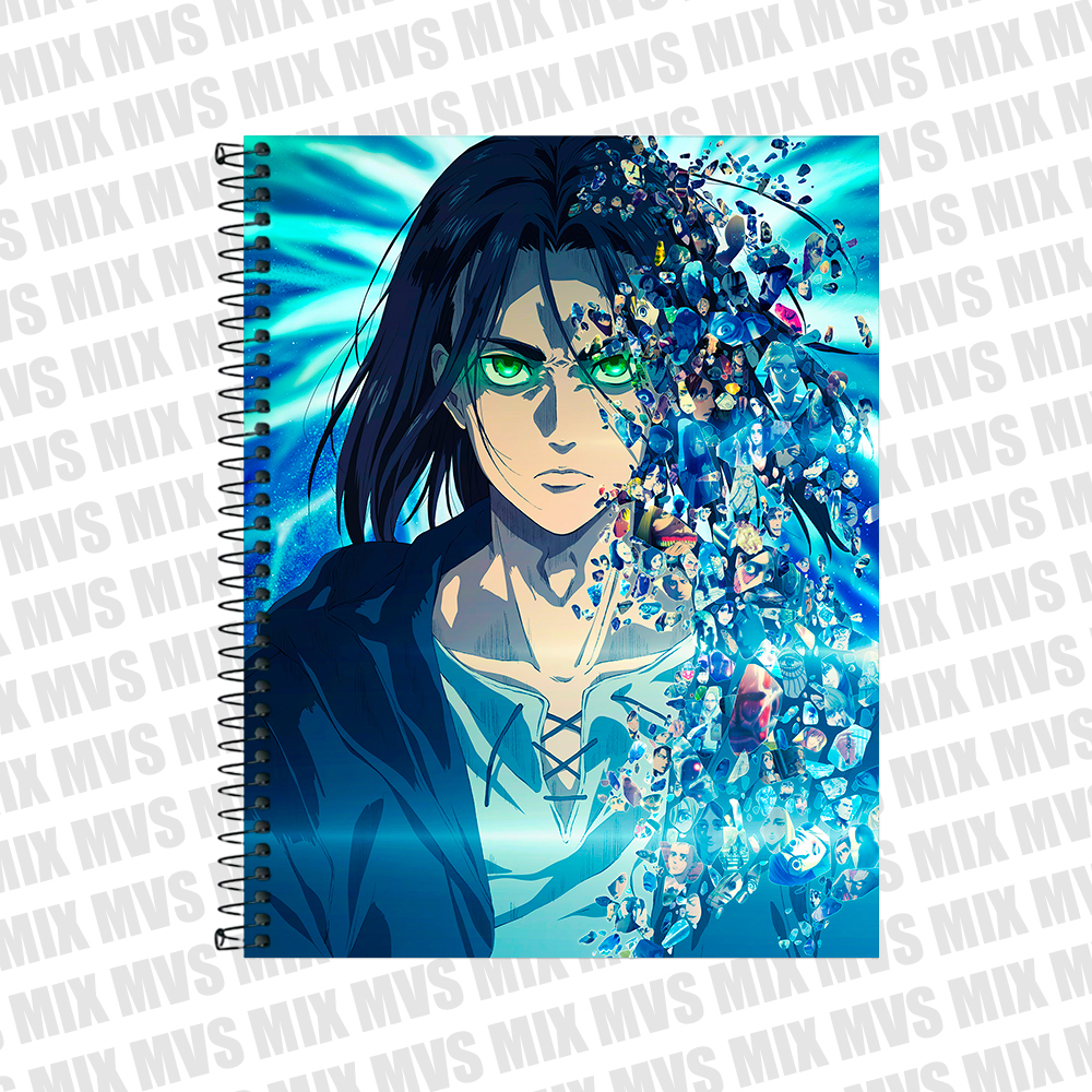 Caderno 10 Matérias Shingeki no Kyojin