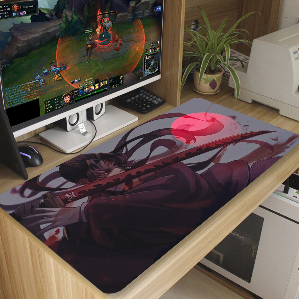 Mouse Pad Anime e Games Grande Varias Estampas 70x35 80x40 90x40 90x55 cm