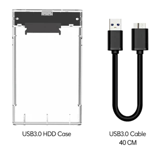 Case para HD Externo 2.5 para Notebook USB 3.0 - Compatível com PS4, Xbox One e PC