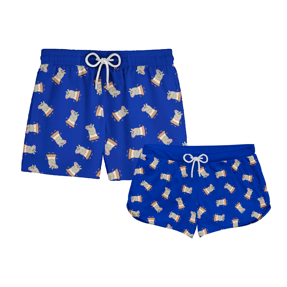 Kit Casal Short Kimetsunoyaba Inosuke Anime REF 381 | Shopee Brasil