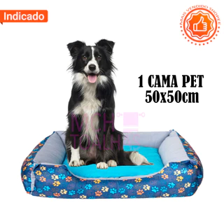 Cama Pet Para Cães e Gatos 50x50cm Ótima Qualidade Impermeável