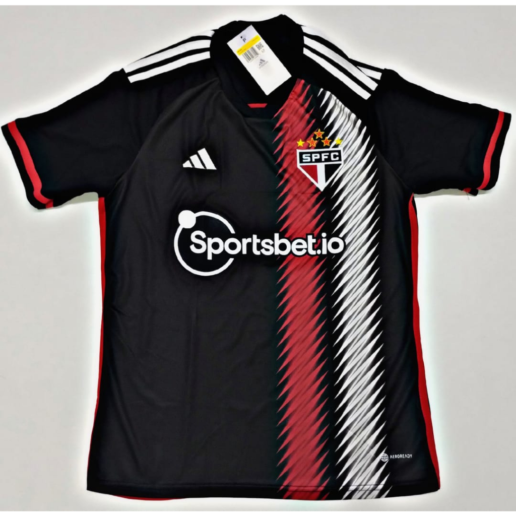 Camisa De Time Preta São Paulo III 2023 Lançamento