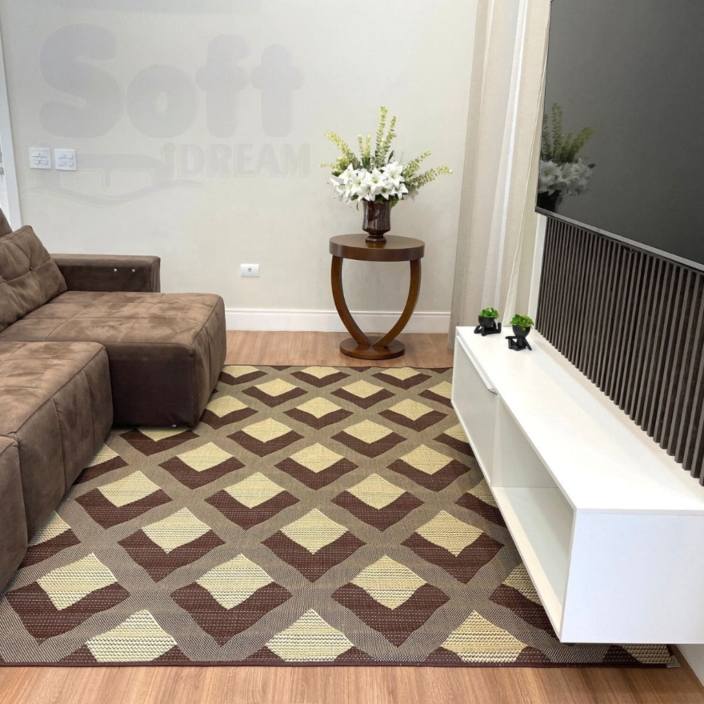 Tapete 200x250 Sisal Sala Quarto Clínica Consultório
