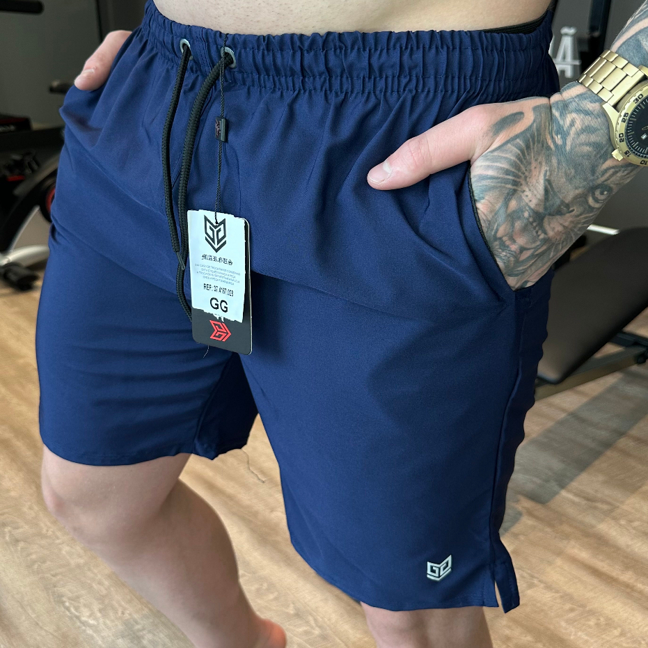 Shorts Masculino Com Forro M ao G1 Bermuda Masculina Fitness Praia ...