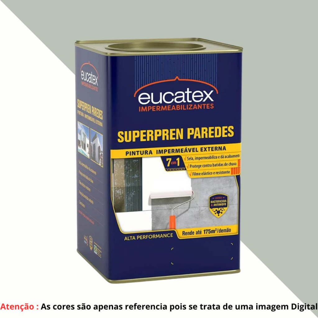 Tinta impermeabilizante para paredes externas 18kg Cores - Superpren ...