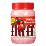Marshmallow De Colher Pote Fluff Morango Melhor Do Mundo 213g