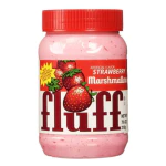 Marshmallow De Colher Pote Fluff Morango Melhor Do Mundo 213g